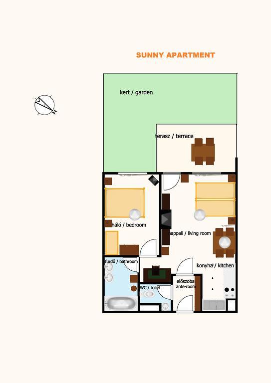 Sunny Apartman Siófok Exterior foto